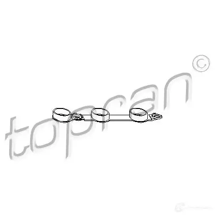 Прокладка клапанной крышки TOPRAN YOU5 3Q0 2445987 501328 изображение 0