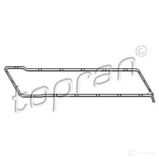 Прокладка клапанной крышки TOPRAN 400933 U6L 3XX 2443726