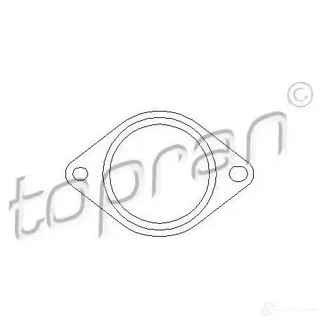 Прокладка трубы глушителя TOPRAN ZI 4C6 2447561 700610 изображение 0