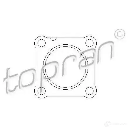 Прокладка трубы глушителя TOPRAN 112987 ZM7TD 3 1423575908 изображение 0