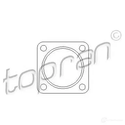 Прокладка трубы глушителя TOPRAN 1423575860 109118 E EN074 изображение 0