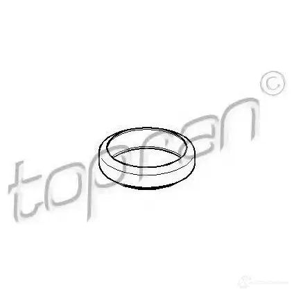 Прокладка трубы глушителя TOPRAN 500846 1423576098 R WMOH изображение 0