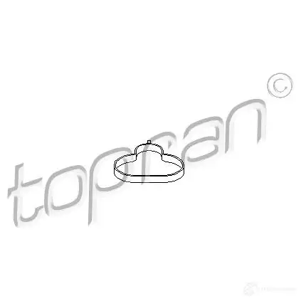 Прокладка впускного коллектора TOPRAN 302268 2442469 Z7WQ 2Y изображение 0