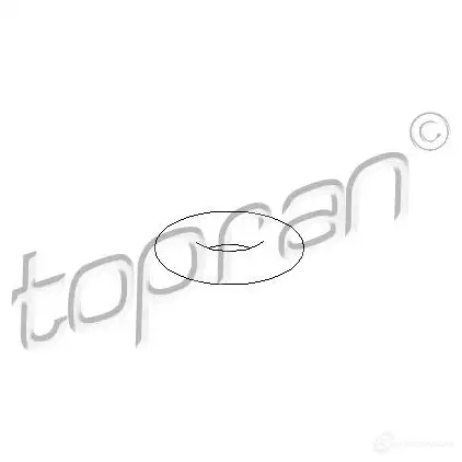 Кронштейн крепления глушителя TOPRAN 2434417 104293 4JAC YS изображение 4