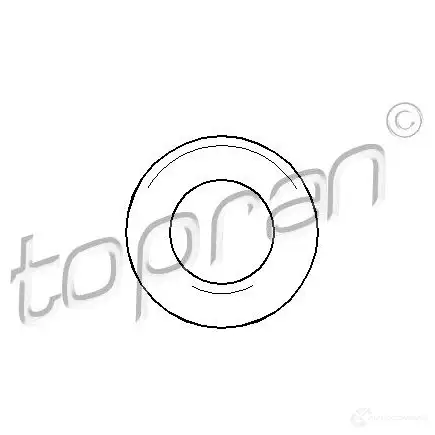 Кронштейн крепления глушителя TOPRAN 201714 UYTL M4F 2439877