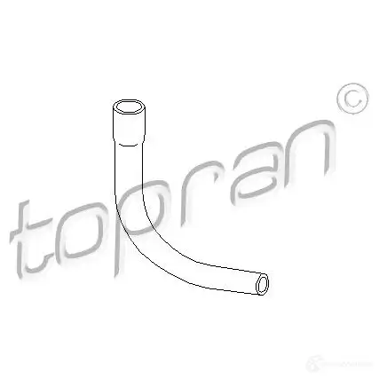 Шланг вентиляции крышки головки блока TOPRAN H JEBK3D 206557 2440626 изображение 0