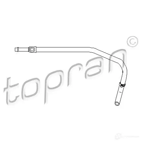Шланг Гур TOPRAN 6 20UDNE 2446251 501734