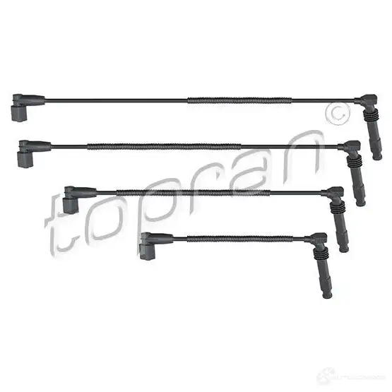 Высоковольтные провода зажигания, комплект TOPRAN 206242 2440520 1MU SOLL
