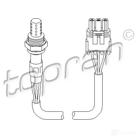 Лямбда зонд, кислородный датчик TOPRAN TT5 2I8 201757 2439896 изображение 0