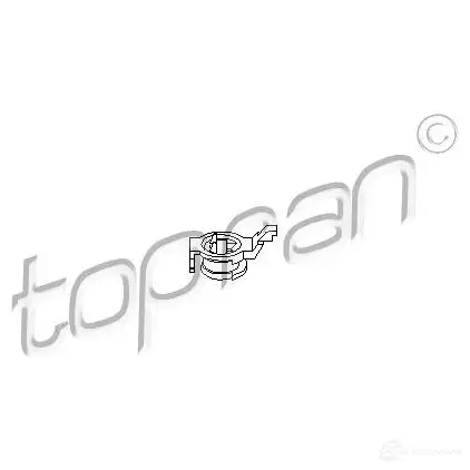 Ключ замка с личинкой TOPRAN 109727 RYW 6K 2435778 изображение 0