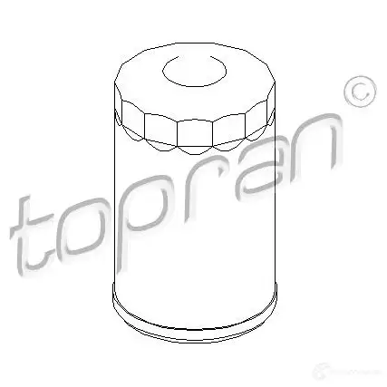 Масляный фильтр TOPRAN 2441818 NC3X P 300092 изображение 4