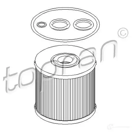 Масляный фильтр TOPRAN 113229 2437797 TGK RL изображение 0
