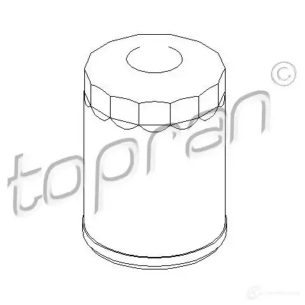 Масляный фильтр TOPRAN 1 JWOTL6 2434720 107505