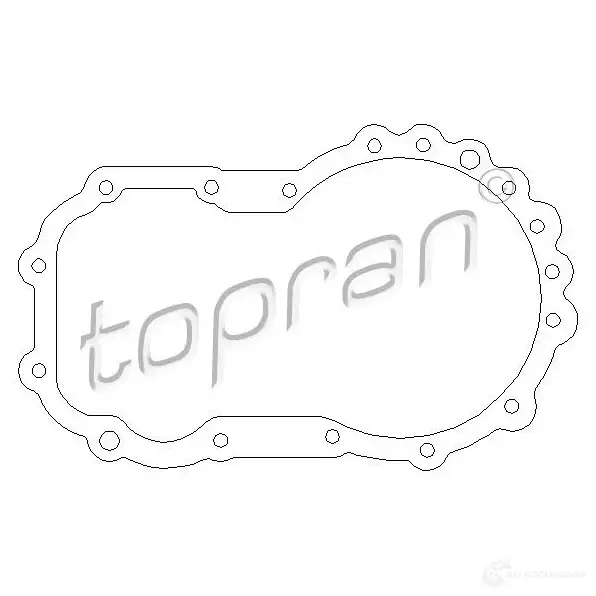 Сальник коробки передач МКПП TOPRAN 2433078 PRZZ9I C 100077