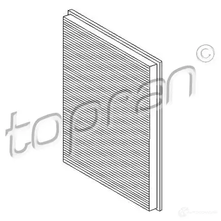 Салонный фильтр TOPRAN KB YRH 2434110 103588