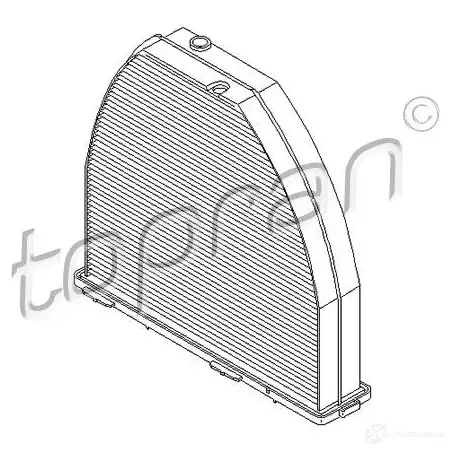 Салонный фильтр TOPRAN 2P7V8P T 407740 2444398
