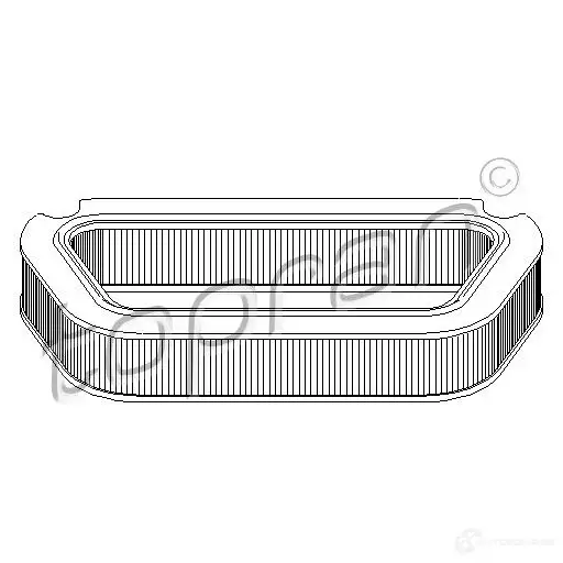Салонный фильтр TOPRAN F H20X 113276 2437826