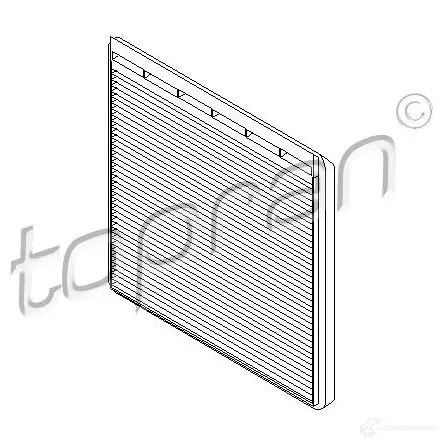 Салонный фильтр TOPRAN 720335 2448368 9T J5A