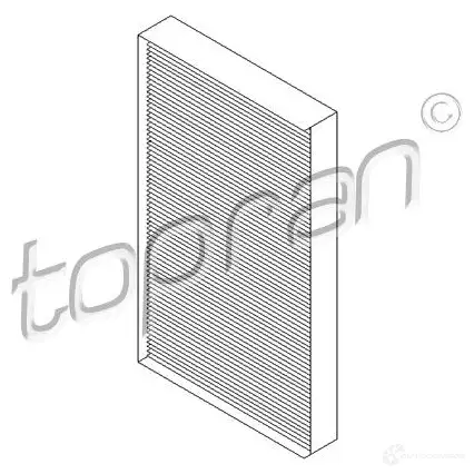 Салонный фильтр TOPRAN SYG 7Q 2444393 407735