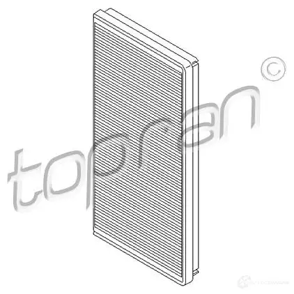 Салонный фильтр TOPRAN 108652 2435191 RJNT LV