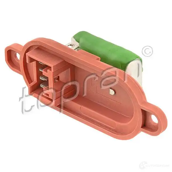 Резистор вентилятора печки TOPRAN PW1QN S 600381 2447186