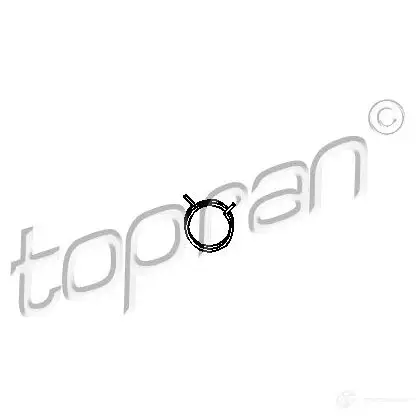 Удерживающая пружина TOPRAN 109730 2435781 L PN7JH изображение 0