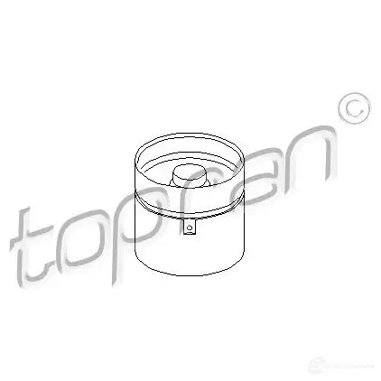 Гидрокомпенсатор, толкатель клапана TOPRAN 2442553 TY1G5 Q 302422 изображение 0