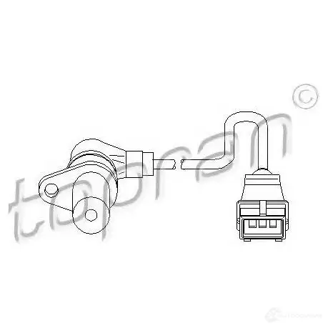 Датчик положения коленвала TOPRAN 721692 1423576205 MNHBET G изображение 0