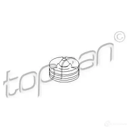 Резинка глушителя TOPRAN I QCGE 1423576037 400218 изображение 0