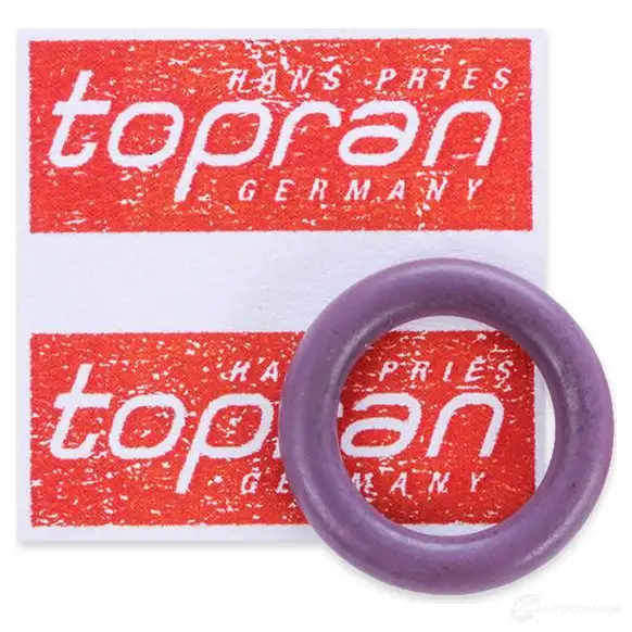 Уплотнительное кольцо TOPRAN 9D 89U 114775 2438695 изображение 0