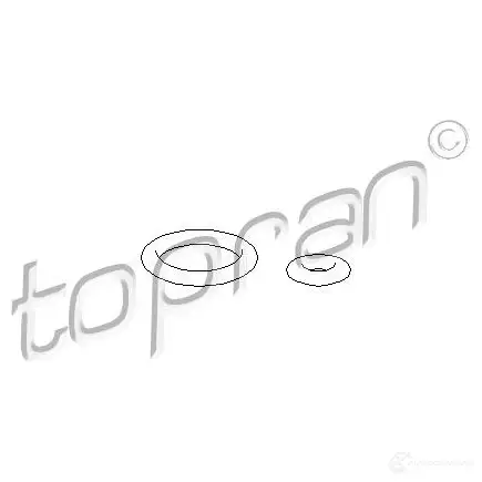 Комплект уплотнительных колец форсунки TOPRAN 2433483 WY 25B 101562 изображение 3