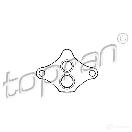 Прокладка клапана ЕГР TOPRAN 206614 2440660 ZGF 1GM2 изображение 3