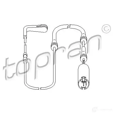 Датчик износа тормозных колодок TOPRAN T CCME 2446340 501837