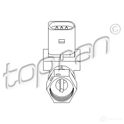 Датчик одометра TOPRAN 2435793 109750 C0V OT