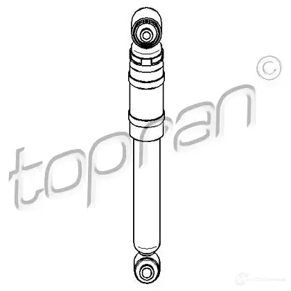 Амортизатор TOPRAN 2440431 206060 S9I4J 8I изображение 0