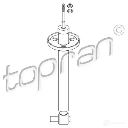 Амортизатор TOPRAN 108377 JP67F0F 2435081 1510 G изображение 0