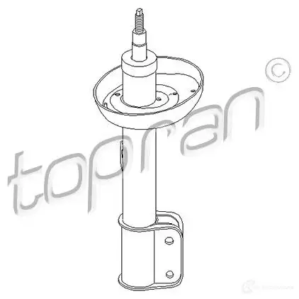 Амортизатор TOPRAN 8M KVP 206059 2440430