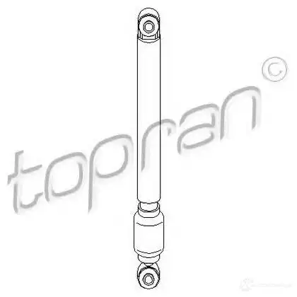 Амортизатор рулевого механизма TOPRAN 2443947 X2G2 AS 401339 изображение 0