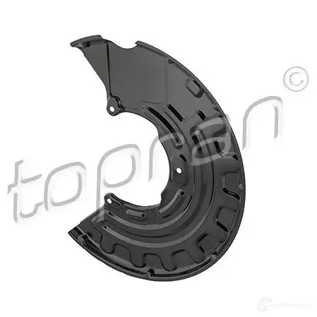 Щиток тормозного диска TOPRAN 1437801877 117965 U1P5 VR изображение 3