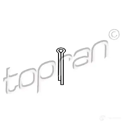 Шплинт TOPRAN 2440087 KV YF1L 203190 - Изображение 1