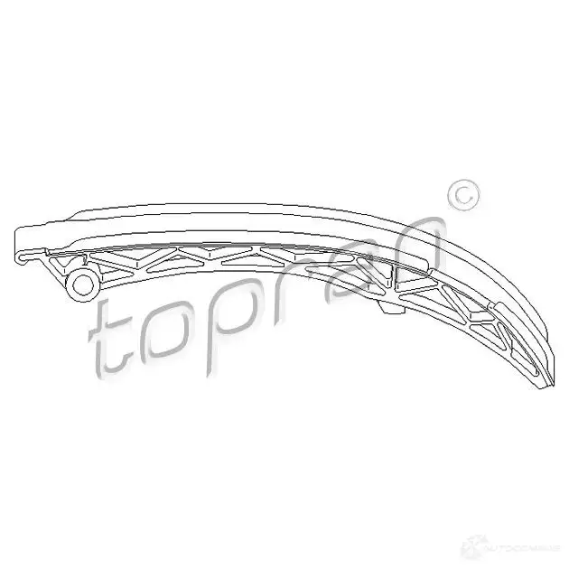 Направляющая натяжителя цепи ГРМ TOPRAN 407906 8 JPJDQ4 2444501