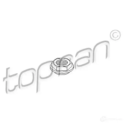 Резьбовая втулка стойки подвески TOPRAN 103040 2433818 N 5RE6 изображение 2