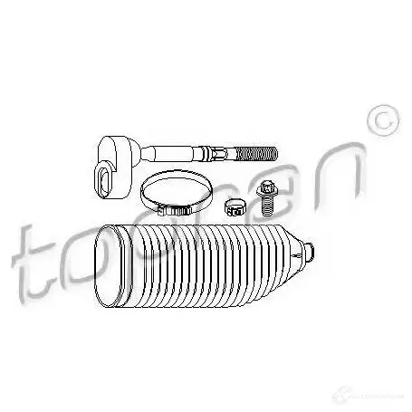 Рулевая тяга TOPRAN U RB7NRI 1423576065 401211