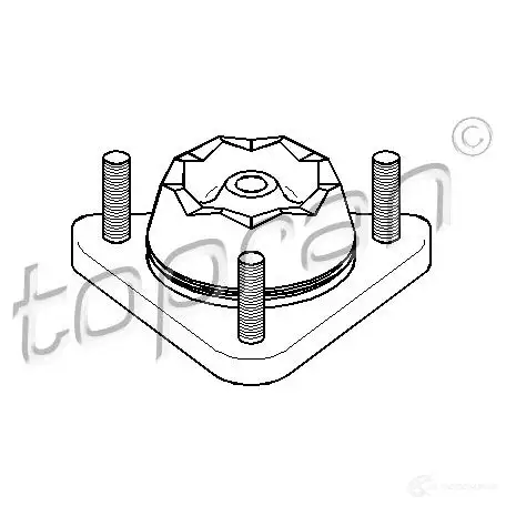 Опора амортизатора TOPRAN 2442088 XO7 L3 301403