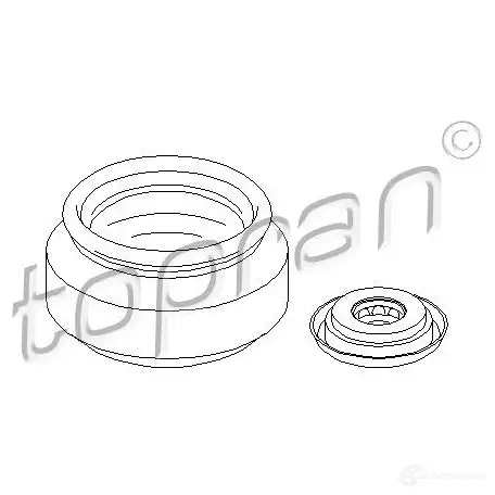 Опора амортизатора TOPRAN 300355 2441881 SMA7L 1