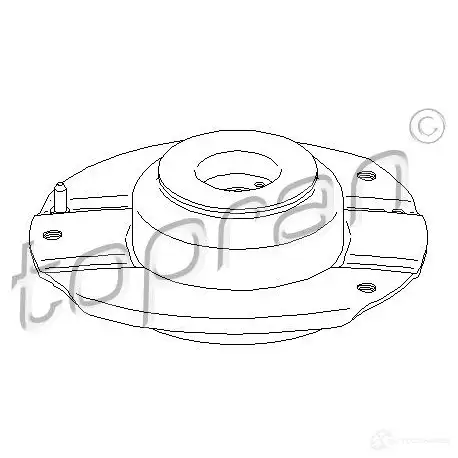 Опора амортизатора TOPRAN 721811 6HJB HJ 2449090