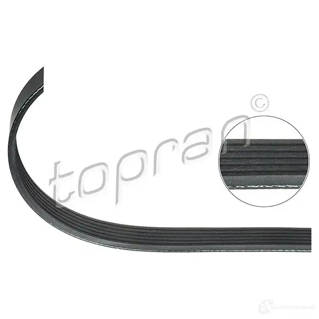 Приводной ремень, поликлиновой TOPRAN 6PK x 950 2437221 21,36 x 950 111866