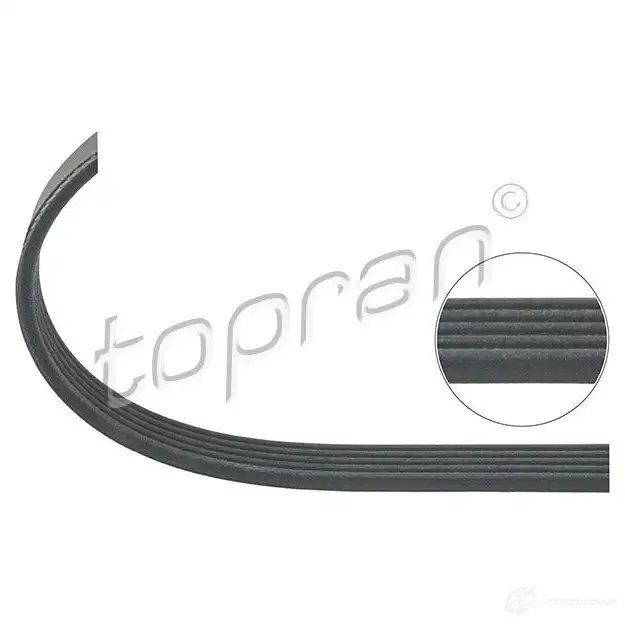 Приводной ремень, поликлиновой TOPRAN 2440719 5PK x 1355 17,80 x 1355 206714