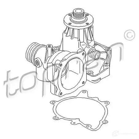 Водяной насос, помпа TOPRAN 3IB 29W 500309 2445290