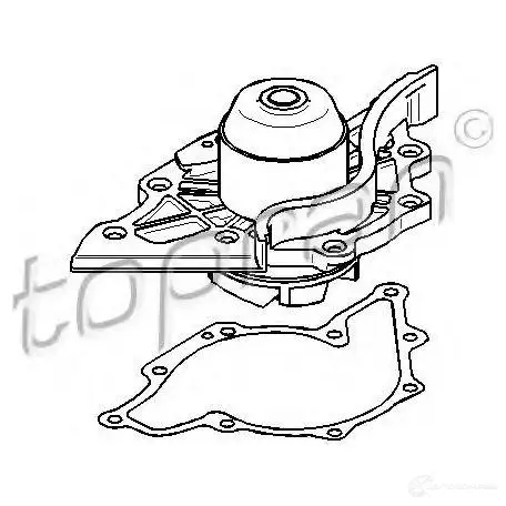 Водяной насос, помпа TOPRAN 112941 2437656 XK4CB A изображение 0